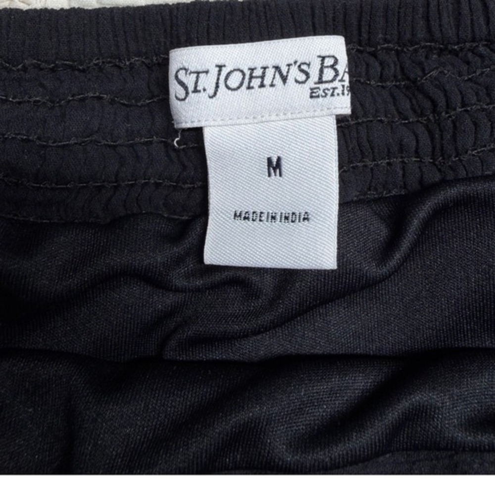St. John's Bay Skirt Whimsigoth Black Crochet Lace‎ Cotton Gauze Festival Medium - Picture 4 of 7